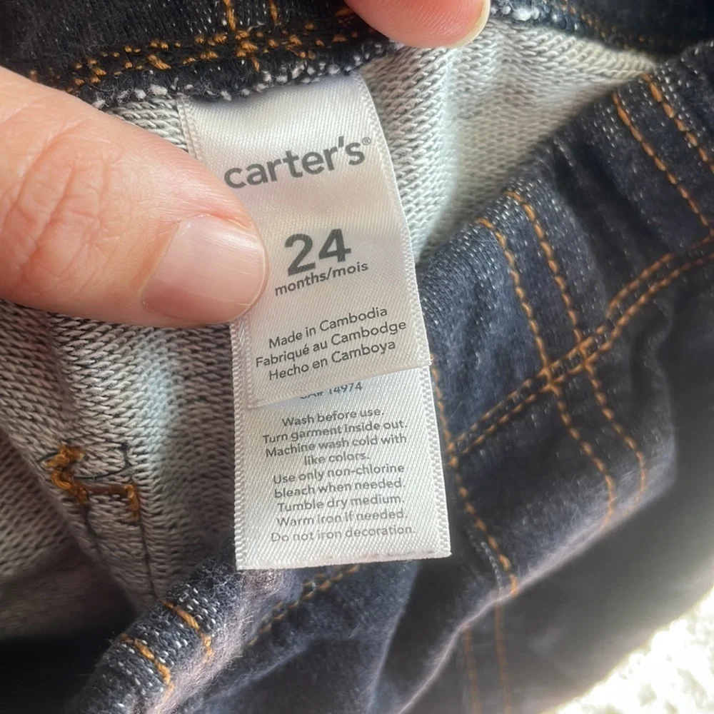 Carter’s Blue Elastic Waist Stretch Pants Leggings
